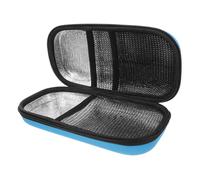 SAFIGLE Insulated Insulin Cooler Travel Case with Ice Pack Portable Small Cooling Pouch for Injection Pens Medical Supplies Storage Blue Compact Diabetes Organizer for Travel
