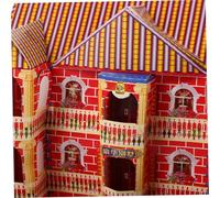 SAFIGLE Japanese Style Ancestral Worship Paper Villa Large Realistic Paper House for Ghost Festival Traditional Funeral Offerings with Authentic Architectural Design
