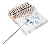 SAFIGLE Kalimba Piano Mini Thumb Piano 17 Notes Polished Edges Comfortable Beautiful Design Music Instrument