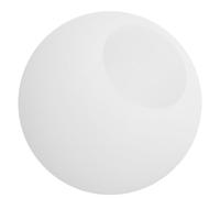 SAFIGLE Lamp Globe Replacement Plastic Globe Lampshade Ball Light Cover 2.55 Inch Fitter 65mm Hole Diameter White PE Opal Spherical Easy to Clean Easy to Install Indoors Parks