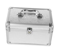 SAFIGLE Large Capacity Portable Aluminum Mahjong Storage Box with Lid Reinforced Handles Multi-functional Household Tool and Medicine Organizer and Sealed Case for Home Use