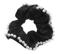 SAFIGLE Large Pearl Satin Scrunchies for Women Soft Hair Friendly Elastic Bands Secure Fit for Ponytails and Buns Durable Smooth Hair Ties for Daily Office Travel Use