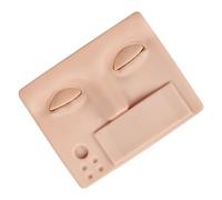 SAFIGLE Lash Practice Head with Removable Realistic Eyelids Lightweight Makeup Mannequin for Lash Extension Techniques for Professionals Beginners Easy to Clean Portable