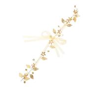 SAFIGLE Leaves Crystal Bridal Headband Elegant Wedding Hair Crown for Women and Lightweight Headdress for Special Occasions Prom Engagement and Parties Eye Catching Floral Design