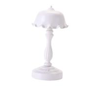 SAFIGLE LED Dormitory Bedside Lamp Mini Student Reading Table Light White Decorative Desktop Night Lamp for Bedroom