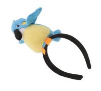 SAFIGLE Light Blue Feathered Novelty Hair Hoop Elastic Headband Made of Cloth and Plastic, Travel Friendly Cartoon Style Hair Accessory for Women at Halloween Parties and Parks