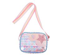 SAFIGLE Little Girls Star Shoulder Bag Boys and Girls Handbag Crossbody Sling for School Play Glitter Finish