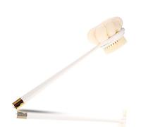 SAFIGLE Long Handle Back Bath Brush with Dual Sided Soft Bristles Loofah Exfoliating Shower Body Scrubber for Cleaning and Skin Health Improvement