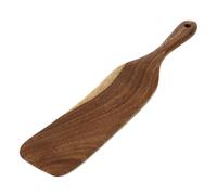 SAFIGLE Long Handle Wooden Wok Spatula Lightweight Non-Stick Cooking Shovel Kitchen Utensil for Home and Restaurant Use Easy to Clean and Store