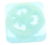 SAFIGLE Loofah Soap Bar 100g Handmade Exfoliating Soap for Refreshing Skin Natural Rose Scented for Skin Types