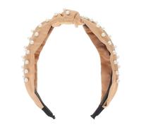 SAFIGLE Lovely Knot Pearl Headband Hair Decor Adorable Knot Hair Ornament for Womens Party Occasion