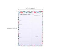 SAFIGLE Magnetic Meal Planner Weekly Kitchen Pad Tearable Grocery Lists for Fridge Desktop Planning