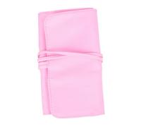 SAFIGLE Makeup Brush Rolling Bag Organizer Large Capacity Waterproof Travel Cosmetic Pouch Belt Strap Portable Pink Brush Storage Case