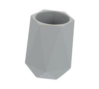 SAFIGLE Makeup Brush Storage Tube Lightweight Silicone Rhombus Cosmetic Storage Holder for Organizing The Dressing Table