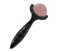 SAFIGLE Manual Massager Roller Hand-held for Neck and Back Relief, Portable PVC Massage Hand Tool with Plastic Handle, on The Go Muscle Relaxation and Sports