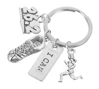 SAFIGLE Marathon Keychain for Runners 26.2 Miles Running Key Ring Pendant Creative Key Holder Sports Souvenir for Marathon Enthusiasts