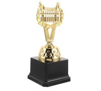 SAFIGLE Math Competition Trophy for Students, Golden Plastic Arithmetic Award with Abacus, Achievement Recognition and Motivation, for Academic Contests and Personal Display