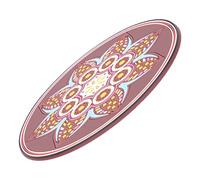 SAFIGLE Meditation Bowl Mat for Sound Bowl Rounded Cushion Religious Delicate Rounded Cushion Religious Prop Usage