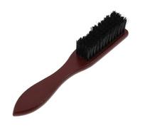 SAFIGLE Mens Vintage Wooden Beard Brush with Soft Dense Bristles for Deep Cleaning Hair and Mustache Grooming Stylish Retro Oil Head Design Essential Barber Fade Tool for Men
