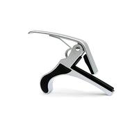 SAFIGLE Metal Guitar Capo Portable Zinc Alloy Silver Acoustic Electric Guitar Tune Capo Altering Pitch Gift for Musicians