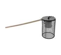 SAFIGLE Metal Lamp Cover for Lizard Tanks and Heated Bulbs, Black Lamp Guard that Regulates Heating Efficiency and Distributes Warmth Evenly for Habitat Lighting