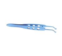 SAFIGLE Metal Meibomian Gland Expressor Tweezers for Women Durable Eyelid Forceps for Targeted Eyelid Massage and Gland Blockage Relief Precision Tool for Eye Health and Comfort