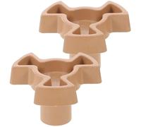 SAFIGLE Microwave Turntable Shaft and Tray Shaft Replacement Coupler Support for Glass Plate, 2pcs Microwave Oven Parts for Oven Tray Roller Guide Holder, Compatible