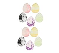 SAFIGLE Mini Thumb Powder 10pcs Reusable Teardrop Shape Makeup Sponges for Foundation Concealer Setting Dry Wet Applicator