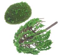 SAFIGLE Miniature Artificial Scenic Trees for Model Trains Plastic Landscape Trees Decor for Diorama and Dollhouse Accessories Small Scale Scene Layout Model