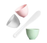 SAFIGLE Modeling Mask Mixing Bowl Stick Silicone Bowl for Beauty Salons Home Use