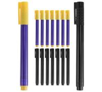 SAFIGLE Money Detector Pen 16Pcs Water-Based for Fake Bill Checking in Shops and Cashier Use