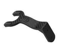 SAFIGLE Motorcycle Wall Mounted Helmet Rack Helmet Storage Holder Black Sturdy Abs Construction No-Drill Installation Additional Hat Storage Organize and Declutter Your Living Space