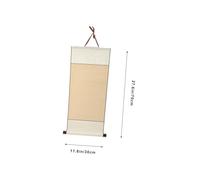 SAFIGLE Multi-Function Chinese Xuan Paper Scroll with Retro Gold Fleck Texture Blank Hanging Scroll for Calligraphy Painting Absorbent and Tough Paper for Beginners and Artists