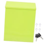 SAFIGLE Multi-function Wall-mounted Mail Box with Lock Iron Letter Box for Household Suggestion Large Capacity Storage for Letters Newspapers Magazines Secure Outdoor