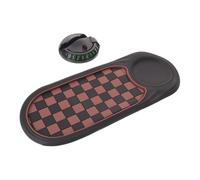 SAFIGLE Multifunctional Antislip Dashboard Mat for Car, Brown Pvc Car Antislip Mat Organizing Small Essentials Including Smartphones, Coins and Keys, for City Commutes and Extended Road