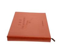 SAFIGLE Multifunctional Fake Leather Account Book 320 Pages Brown Horizontal Format Form Handbook for Bookkeeping Household and Business Finance Records