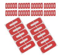 SAFIGLE Nail Polish Protector Stickers for Spill-proof Nail Art 10 Sheets U-shaped Plastic Cuticle Guards with Universal Fit and Precise Application for Manicure and DIY Decoration