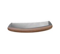 SAFIGLE Natural Green Sandalwood Horn Comb for Men Small Portable Static Scalp Massager Comb with Optimal Tooth Density for Hair Protection and Circulation Durable Styling Tool for Home