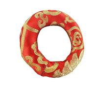 SAFIGLE Nepal Handmade Buddhist Singing Bowl Pad 16cm Diameter Copper Bell Base Cushion for Meditation and Sound Bowls Mat with Random Colors