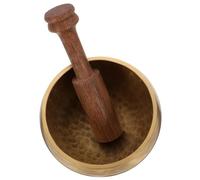 SAFIGLE Nepal Style Buddhist Bowl Singing Bowl Handmade Coppery Rod for Yoga Meditation