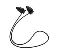 SAFIGLE Noise Cancelling Silicone Earplugs Cord, Bullet Shape Black, Soundproof Sleep Earplugs for Studying, Working and Travel, Comfortable Reusable Noise Reduction for Rest