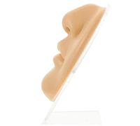 SAFIGLE Nose Ring Display Props Surgical Nose Ring Face Model Piercing Practice Simulation for Training