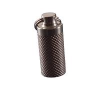SAFIGLE Outdoor Emergency Pill Container Portable Mini Titanium Storage Case Keyring Travel Organizer for Medications Vitamins and Supplements