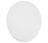 SAFIGLE Oval Linen Canvas Panel for Painting 11.6x7.9in White Blank Acrylic and Oil Painting Board with Smooth Application for DIY Crafts and Art Supplies
