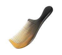 SAFIGLE Ox Horn Comb Handmade Multi-purpose Hair Massage Comb (16-19cm) for Women Smooth Finish for Scalp Relaxation and Hair Detangling Random Color