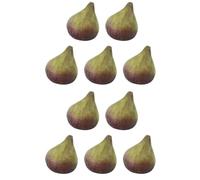 SAFIGLE Pack of 10 Decoration Fig Toys Farmhouse Household Table for Basket Ornament Props Play Facial Jewellery Party Wall Fig Decor