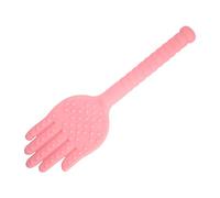 SAFIGLE Palm-Shaped Plastic Massage Hammer for Fatigue Relief Circulation Boost and Therapy Ergonomic Health Beat Massager for HIPS Legs Neck Waist Back Pink Fitness Massage Tool