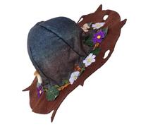 SAFIGLE Party Witch Hat Felt Decorative Wizard Hat Comfortable Eye-catching for Boys and Girls Women Halloween Costumes