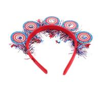 SAFIGLE Patriotic Independence Day Headband Reusable Decorative Stars Garland Comfortable for Outdoor Parties Festivals American Pride Accessory