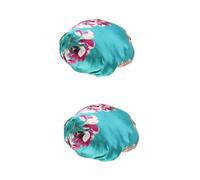 SAFIGLE Pcs Imitated Silk Women's Mobcap Soft Breathable Sleep Hat for Home Chemotherapy Cold Protection Green